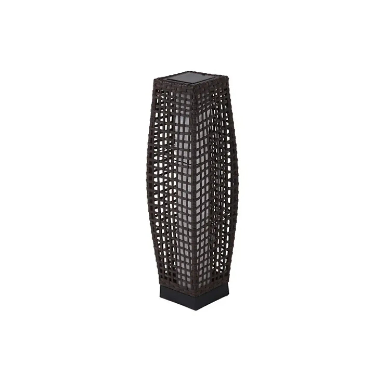 GRAND PATIO FUJI Solar-Powered Woven Wicker Floor Lamp ,Lighting Outdoor