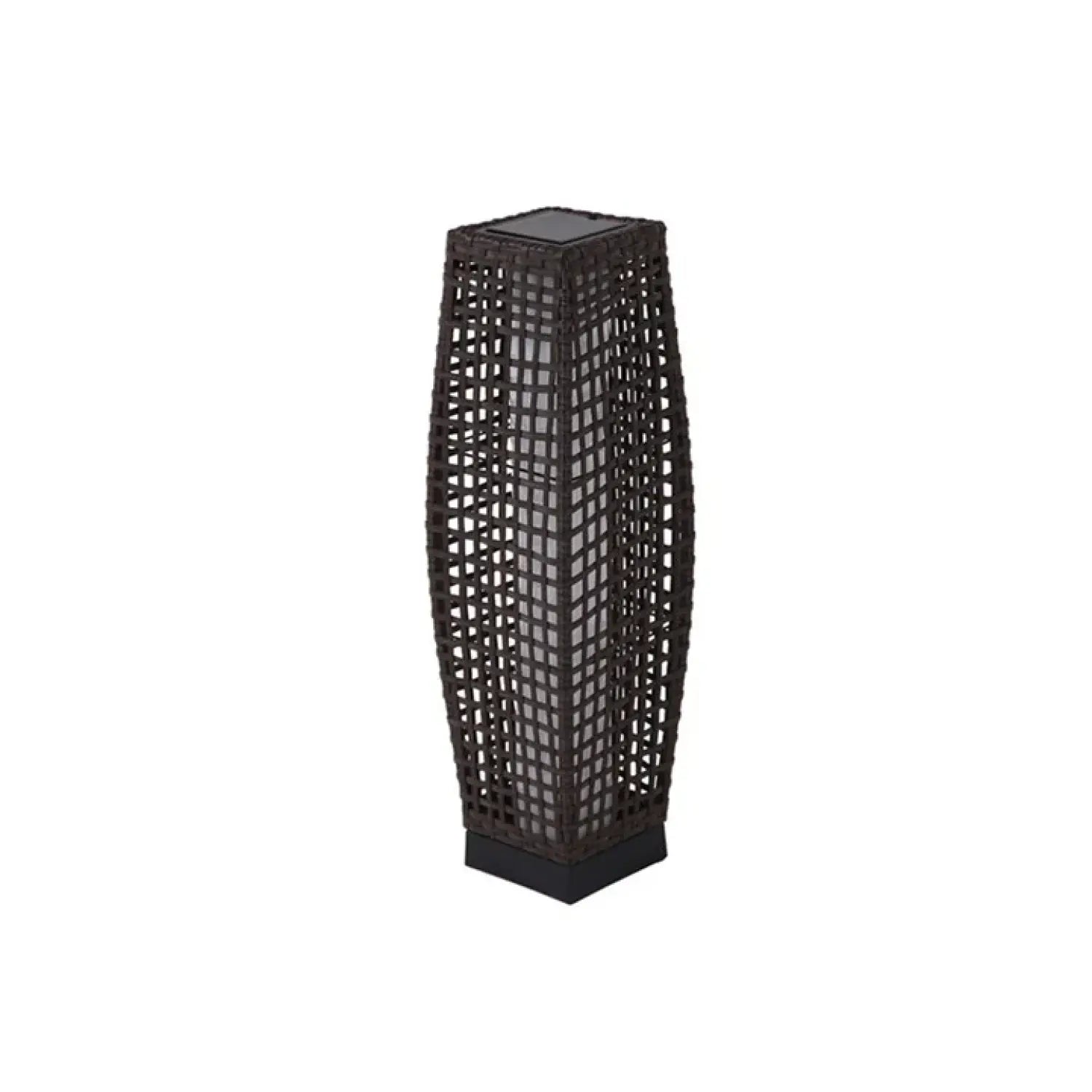 GRAND PATIO FUJI Solar-Powered Woven Wicker Floor Lamp ,Lighting Outdoor