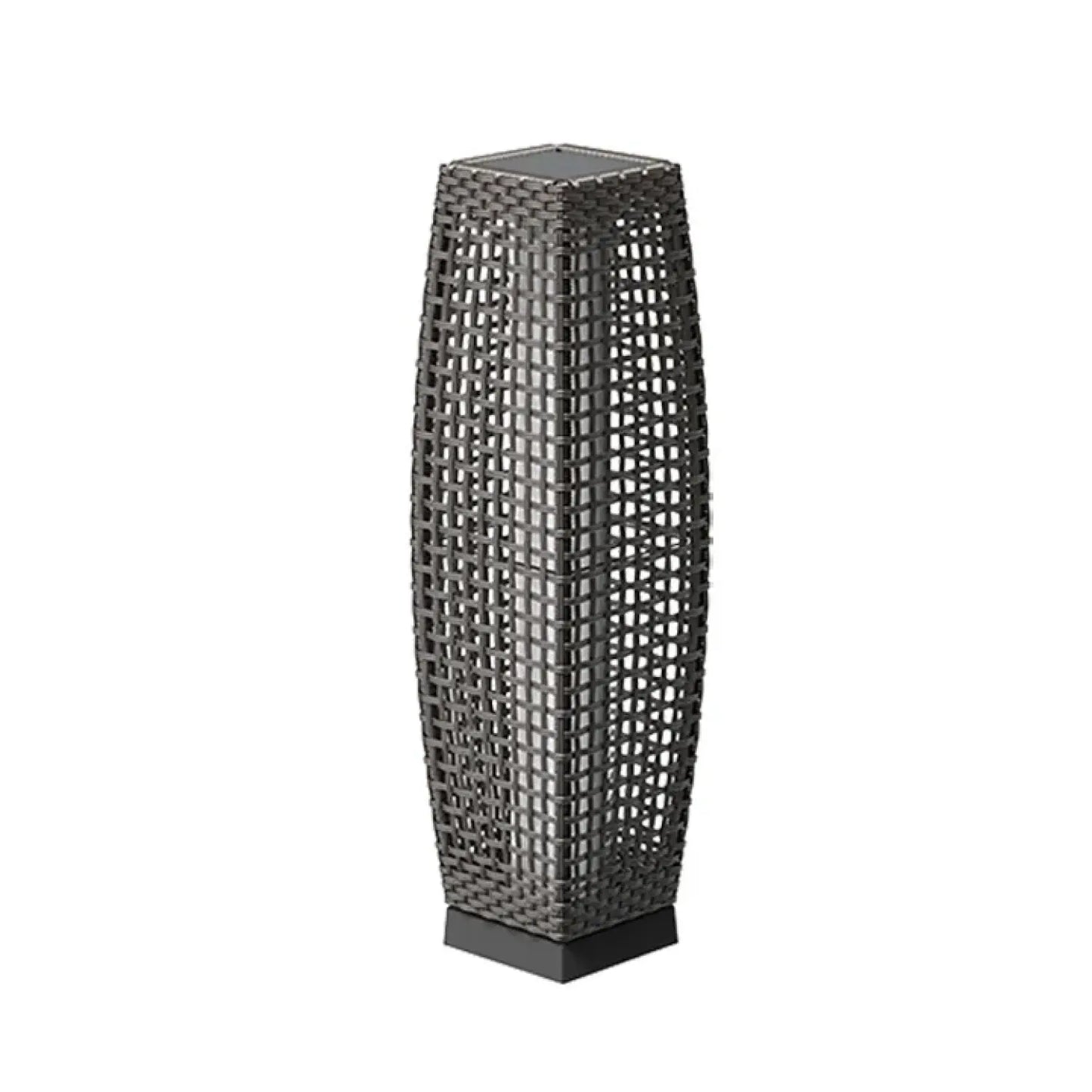 GRAND PATIO FUJI Solar-Powered Woven Wicker Floor Lamp ,Lighting Outdoor