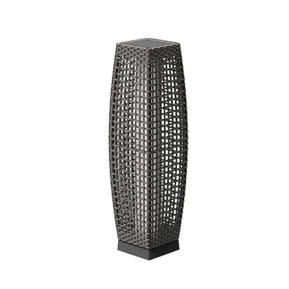GRAND PATIO FUJI Solar-Powered Woven Wicker Floor Lamp ,Lighting Outdoor