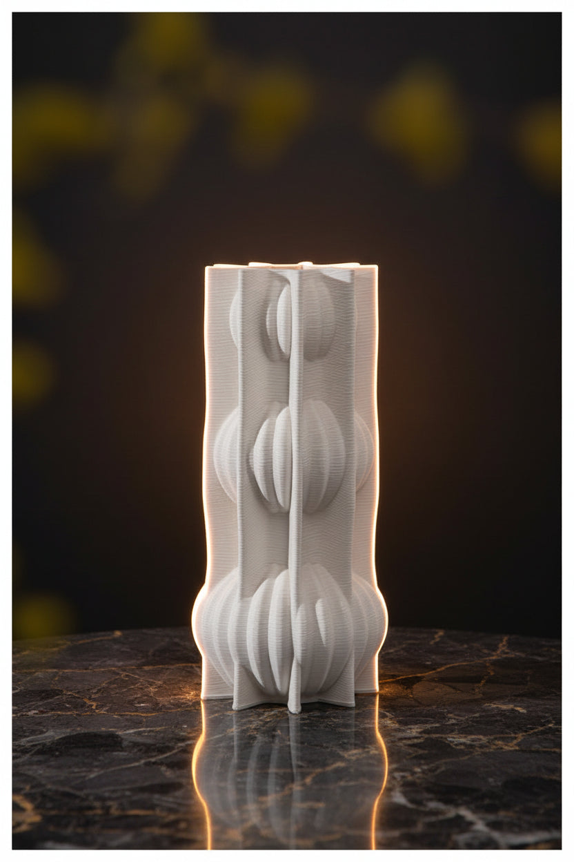 Printed Ceramic Vase Cross-Border Home Decor Item